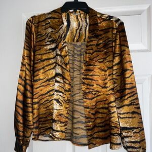 Topshop Tiger Blouse